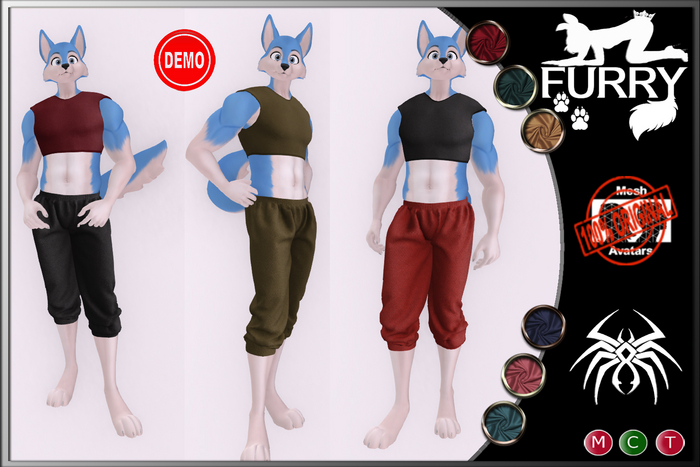 Second Life Marketplace - C&N Anthro [Wolf] Oscar v1 demo