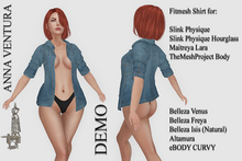 A.V _Denim open women's shirt_ Texas_Original