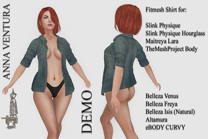 A.V _Denim open women's shirt_ Texas_OriginalDirty