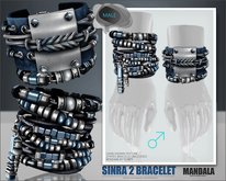 (MALE)[MANDALA] SINRA2 BRACELET SET/ATTRACTIVE BLUE