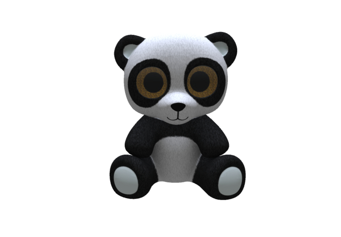Panda Plush Toy Holding