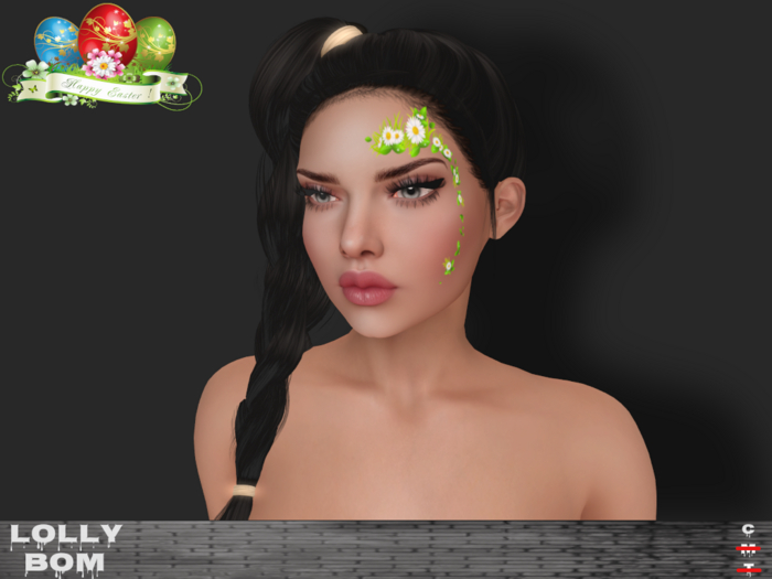 LOLLY's BOM things... [tattoo] Easter - Daisies (L)