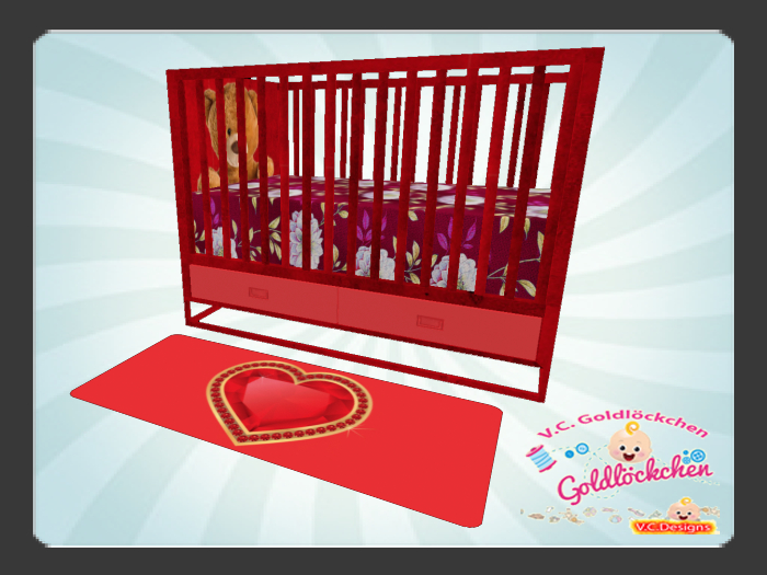 Zooby Animesh Crib Baby & Newborn Red Baby Bed (Wear to UnPack Me)