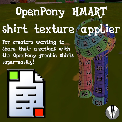 OpenPony Simple Shirt texture applier template