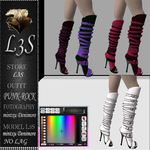 [L3S ] PUNK-ROCK BOOTS
