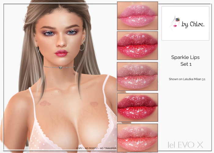 .by Chloe. -  Sparkle Lips - Set 1 (unpack me)