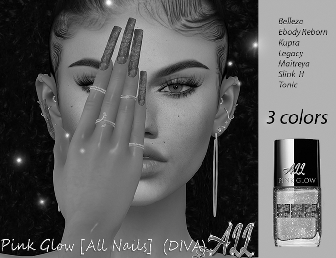 Pink Glow [All Nails]  DIVA  DEMO