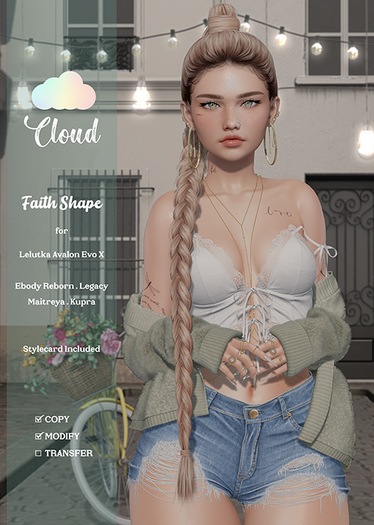 [Cloud] Faith Shape - Lelutka Avalon EvoX