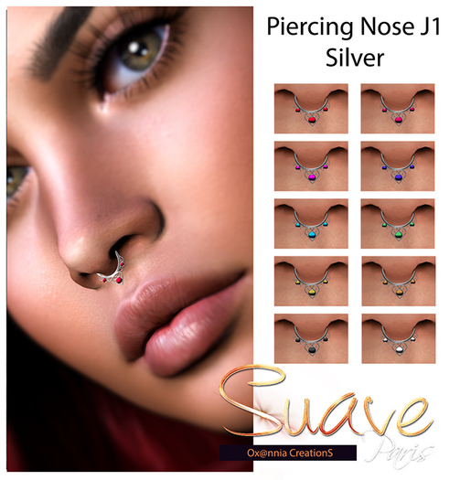 *{Suave}* Piercing Nose J1 Silver Box