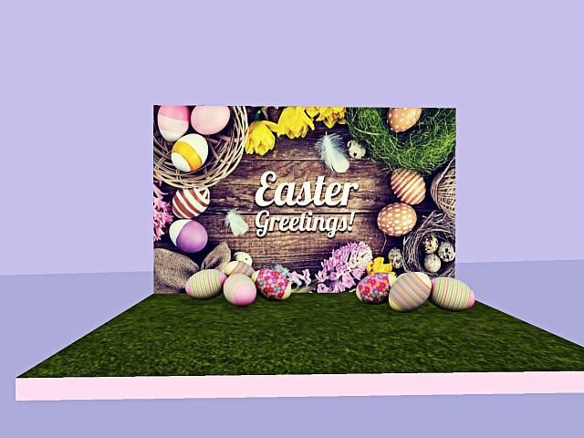 [AE] Photo Backdrop -  Easter 20