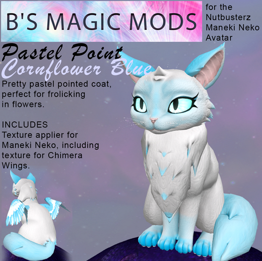 *BMM* Pastel Point-Cornflower Blue Mod