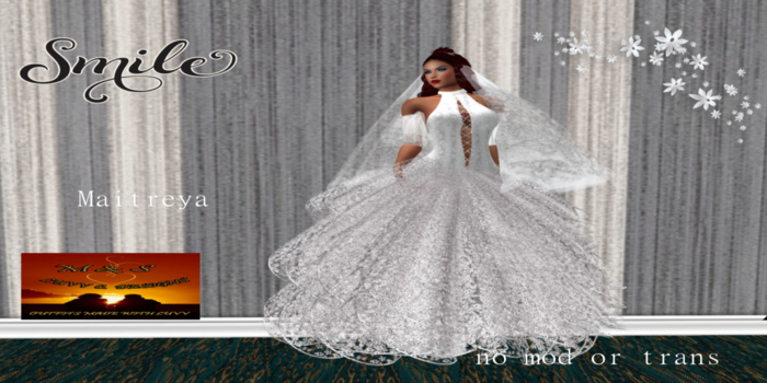 M & S LUVV C DESIGNS CINDY WEDDING GOWN