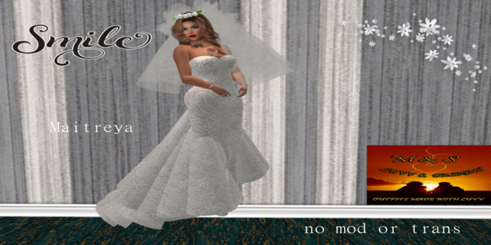 M & S LUVV C DESIGNS ROSEANN WEDDING GOWN