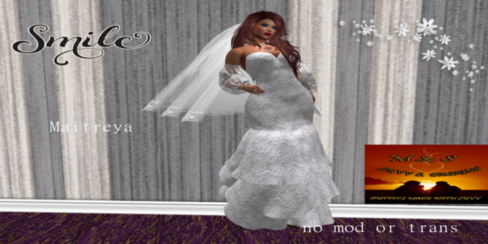 M & S LUVV C DESIGNS VERONICA WEDDING GOWN