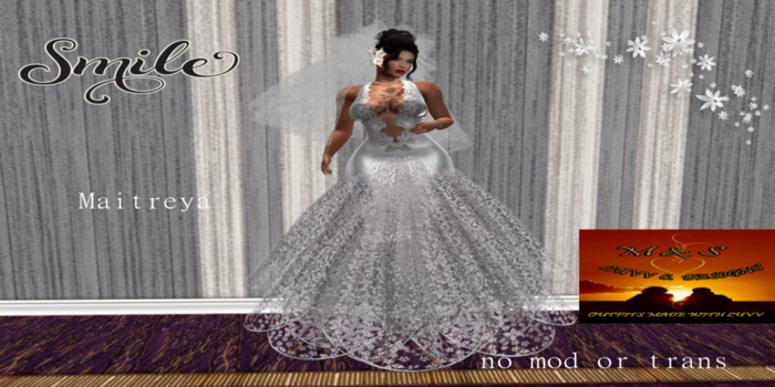 M & S LUVV C. DESIGNS LURINDA WEDDING GOWN