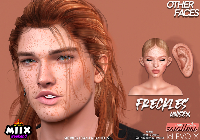 [OTHER FACES] Freckles [LeL EvoX & Swallow]