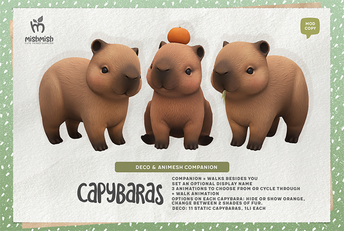 MishMish - Capybaras [Fatpack]