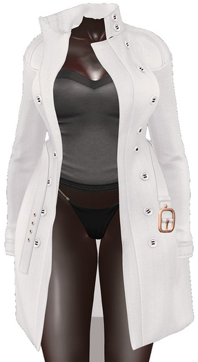 Kaithleen's Trenchcoat - White