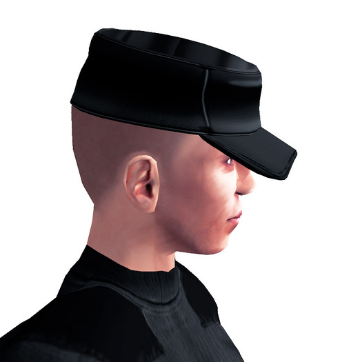 Army Style Legion Uniform Sculpted Cap (Dark Grey/Black)