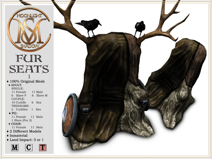 [MoonSha] Fur Seats - 1 (Boxed)
