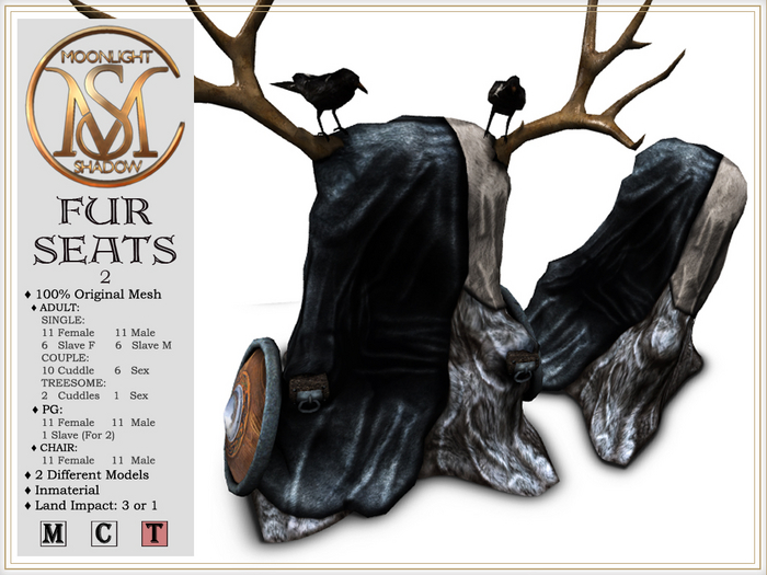 [MoonSha] Fur Seats - 2 (Boxed)