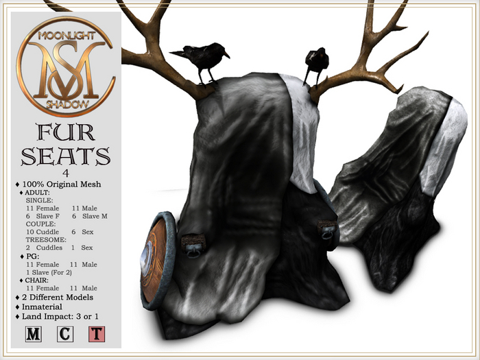 [MoonSha] Fur Seats - 4 (Boxed)