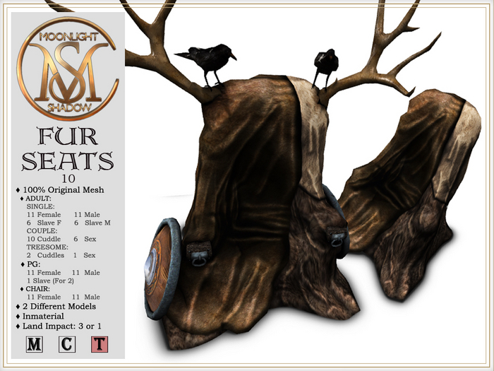 [MoonSha] Fur Seats - 10 (Boxed)