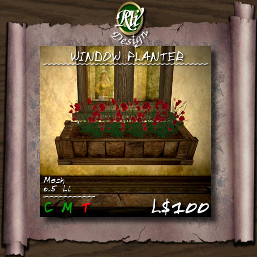 *** Window Planter - Low land impact Multi-face Mesh outdoor decor