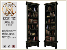 [MoonSha] Sorcery Thin Bookshelf B - Green (Boxed)