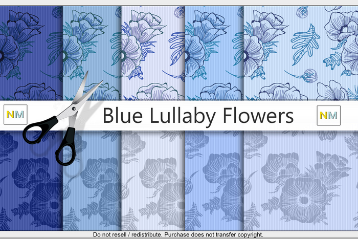 Blue Lullaby Flowers