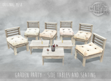 -DRD- Garden Party - Side Tables and Seating