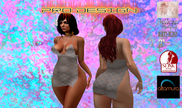 Pro Design Love Lace Dress Grey