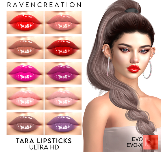 RAVENCREATION TARA LIPSTICKS ULTRAHD-LeL Evo/EvoX