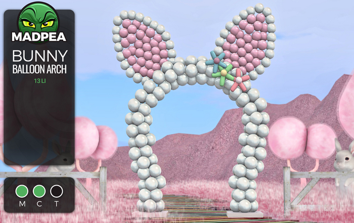 MadPea Bunny Balloon Arch