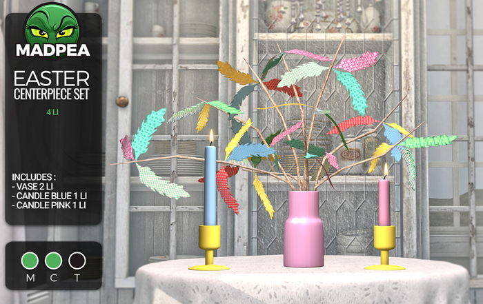 MadPea Easter Centerpiece Set