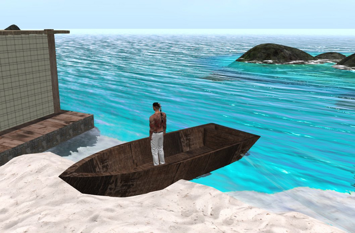 Boot mit Standmöglichkeit