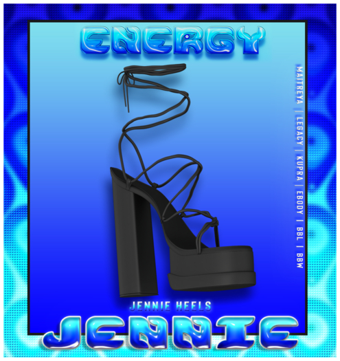 ENERGY - Jennie Heels [Black]
