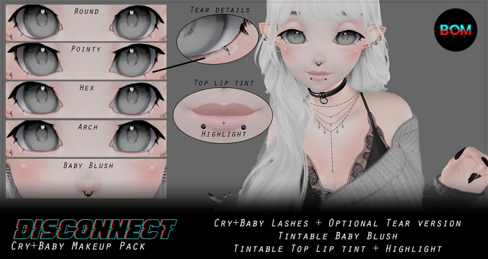 -Disconnect. Cry+Baby Makeup Pack