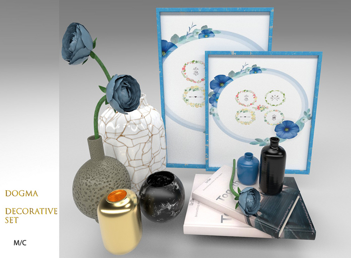 [Dogma] Decorative Set Blue 