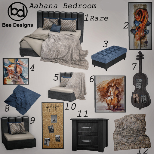 01 Bee Designs Aahana Bedroom RARE