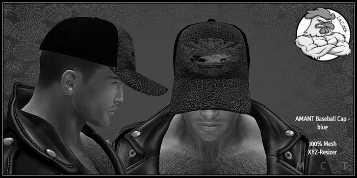 LeCock - AMANT Baseball Cap - blue DEMO