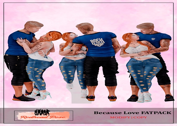 Redhead Pose - Because Love FATPACK
