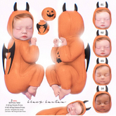 *[BB] Naughty Pumpkin Sleeping Baby NO Wings ALL RARE