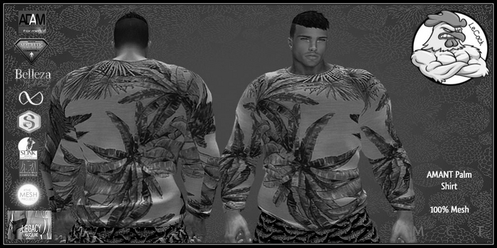 LeCock - AMANT Palm Shirt DEMO