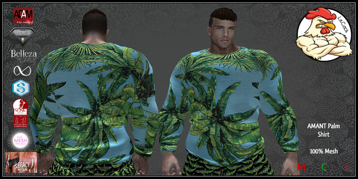 LeCock - AMANT Palm Shirt