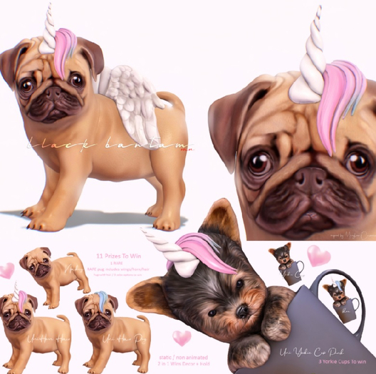 *[BB] Derpy Uni Pug 2 in 1 RARE