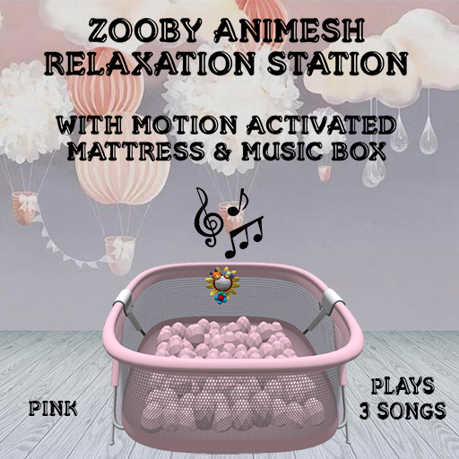 ZOOBY ANIMESH RELAXATION STATION PINK 