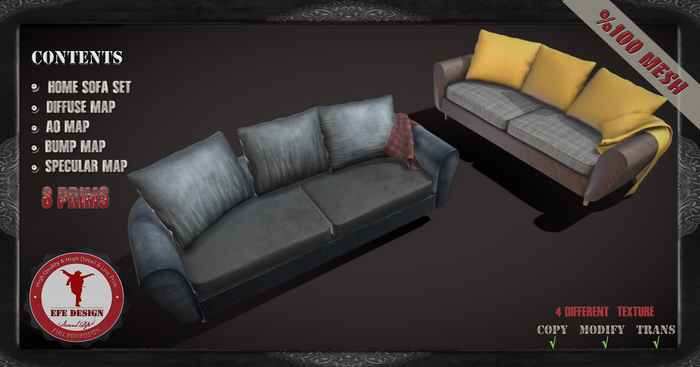 (Efe Design) Home Sofa Fatpack Fullperm 