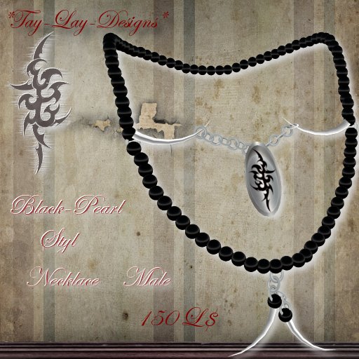 Tay-Lay-Designs!!!Black-Pearl-Styl-Necklace-Male