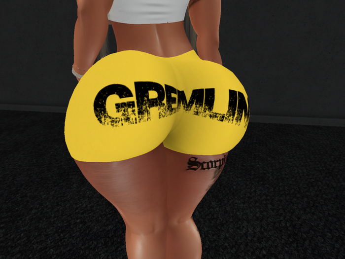YELLOW GREM SHORTS K